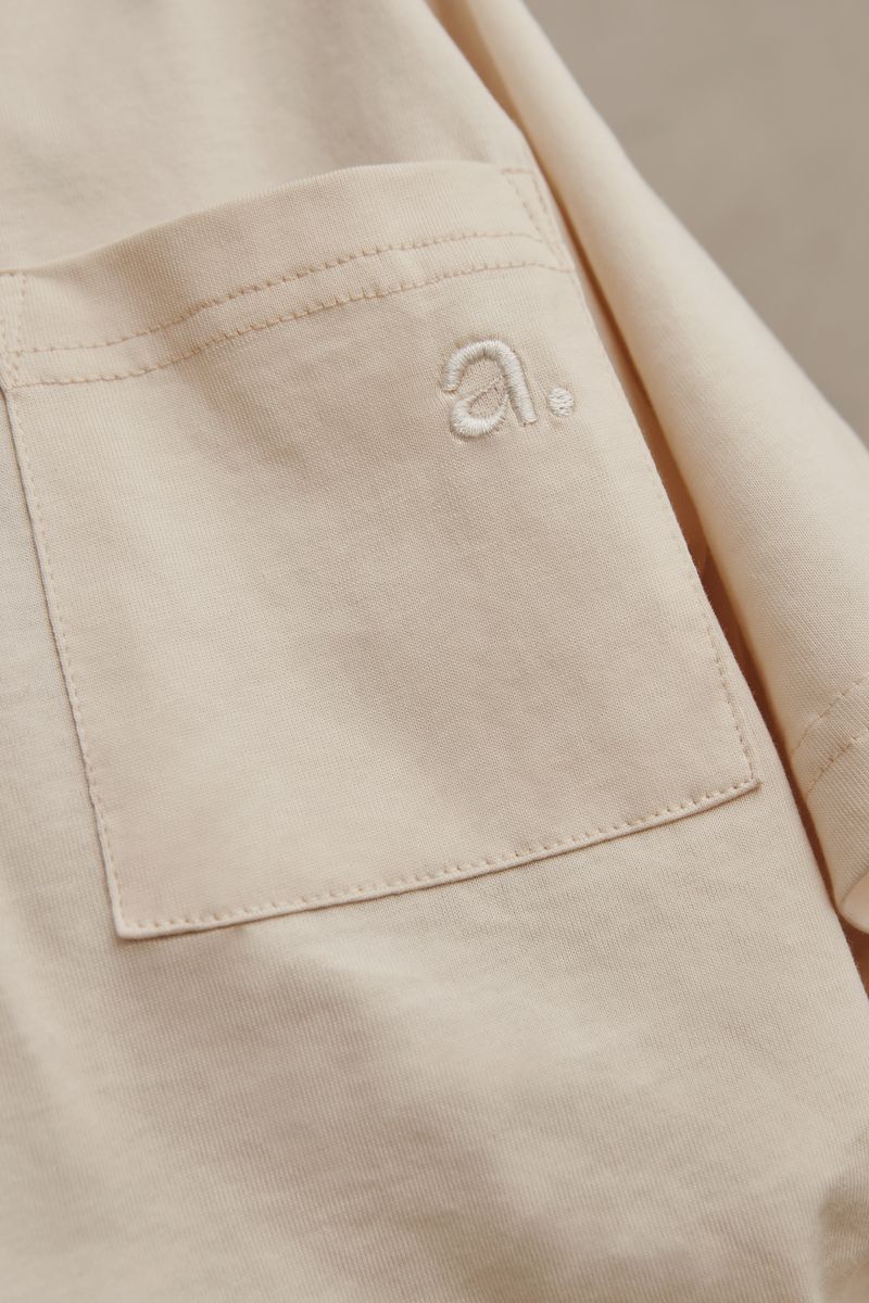 Short Sleeve Cream Kids Tee