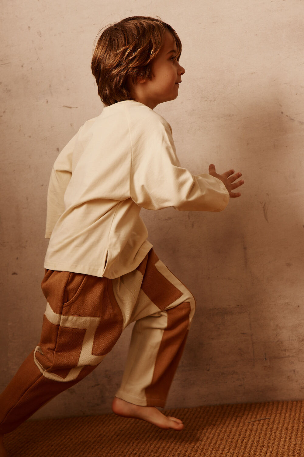 Chester Patch Pants | Tan