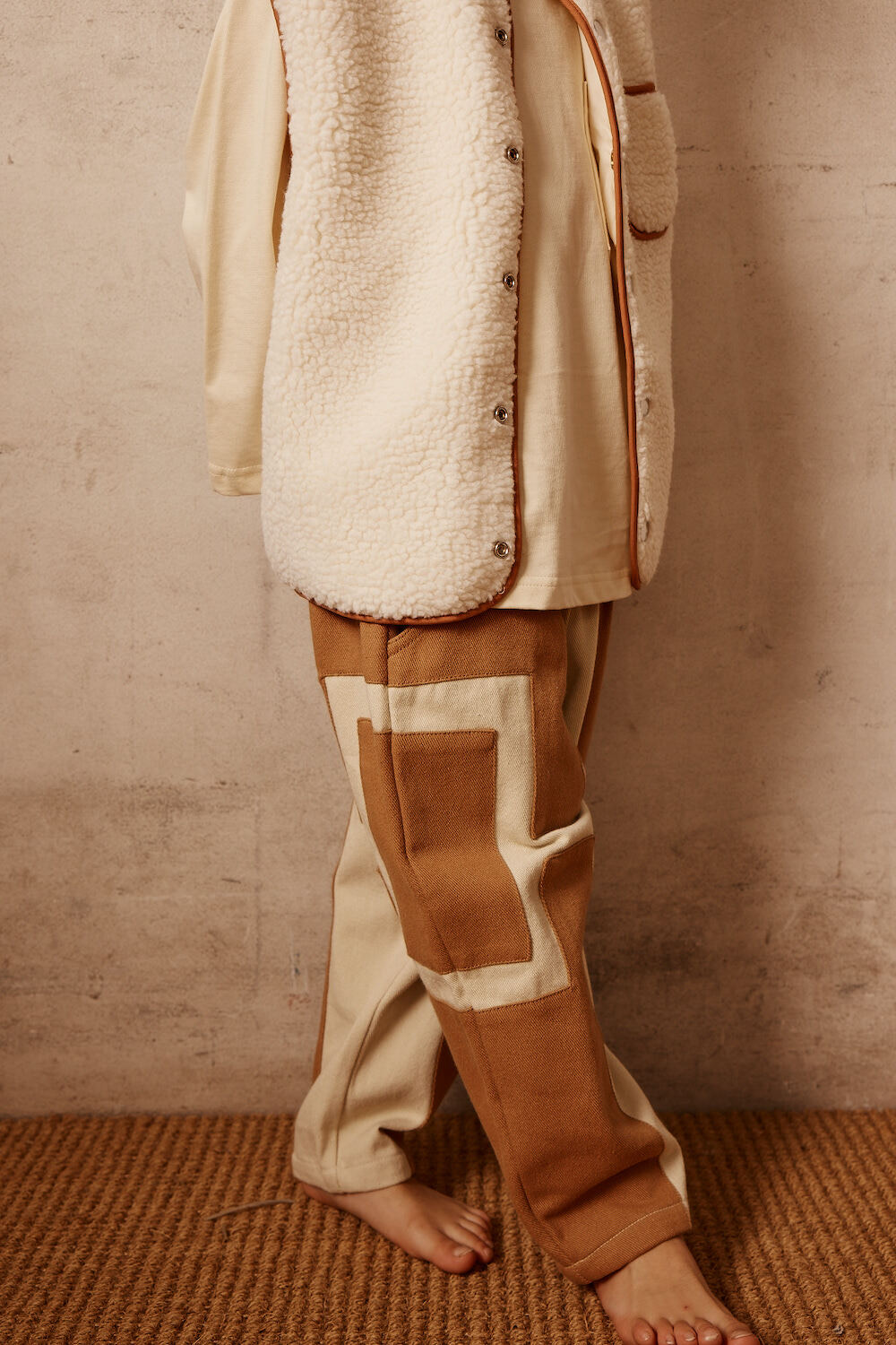 Chester Patch Pants | Tan
