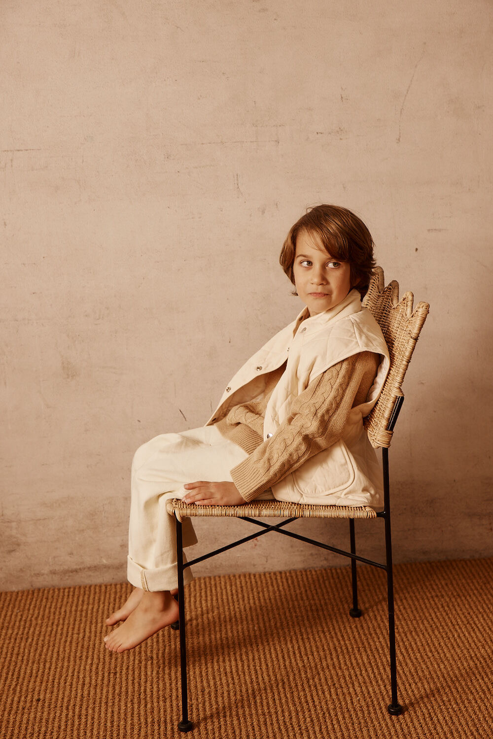 Isobel Quilted Vest | Cream