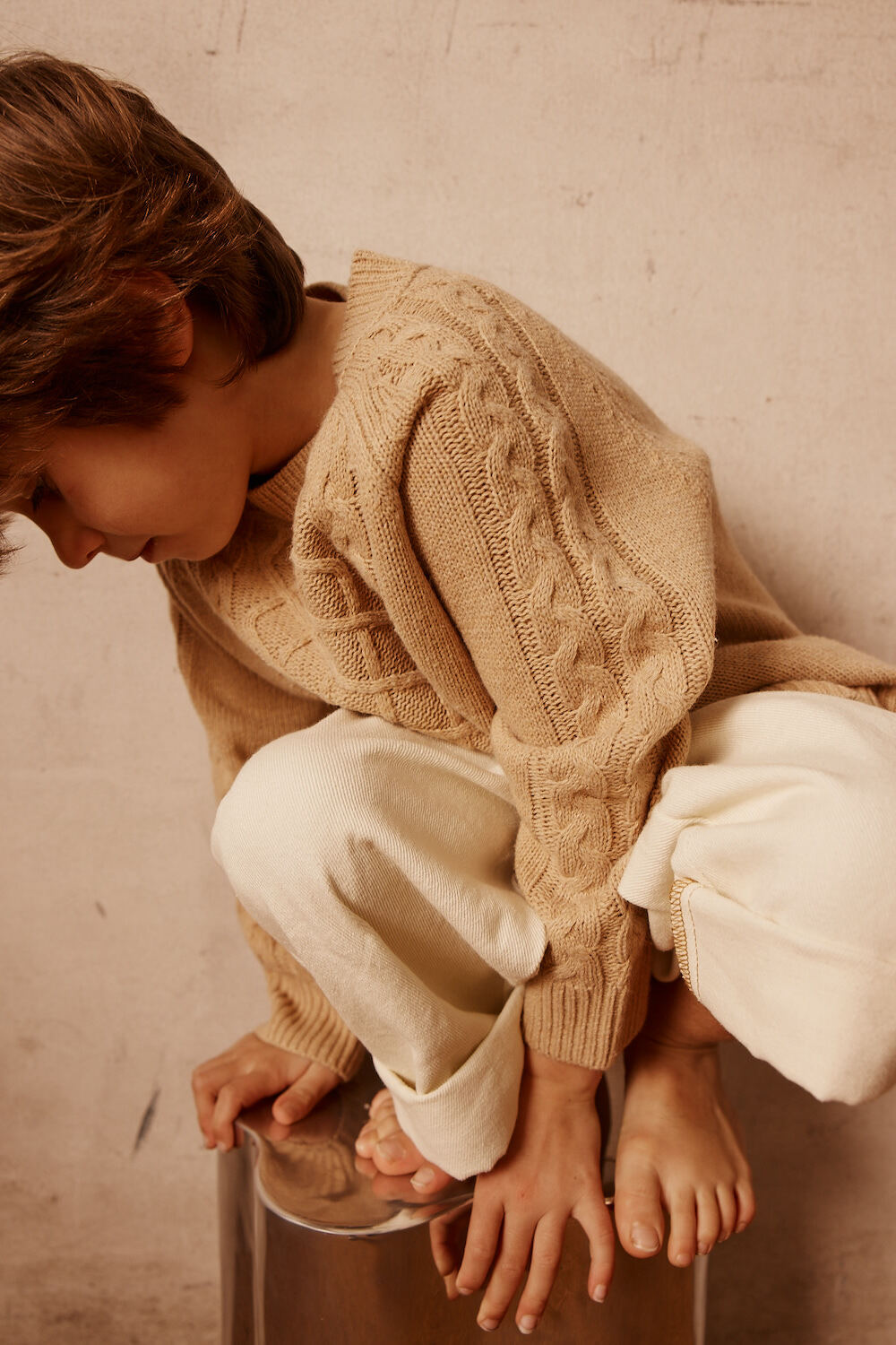 Doug Cable Knit Jumper | Mottle