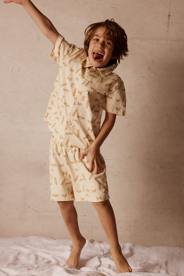 Shorts Kids Everyday Cotton Shorts in Cream