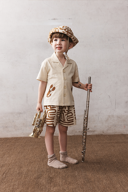 Alice Bucket Hat | Cream & Chocolate